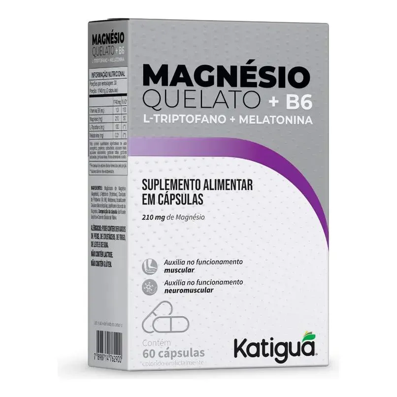 Magnesio Quelato 210Mg+Trip+Melat 60Cps
