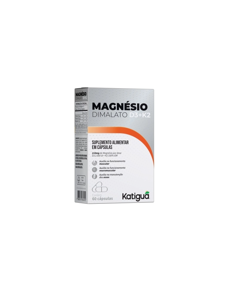 Magnesio Dimalato+D3+K2 60Cps