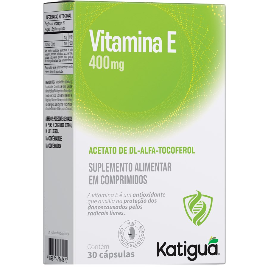 Vitamina E 400Mg Softgel 30Cps