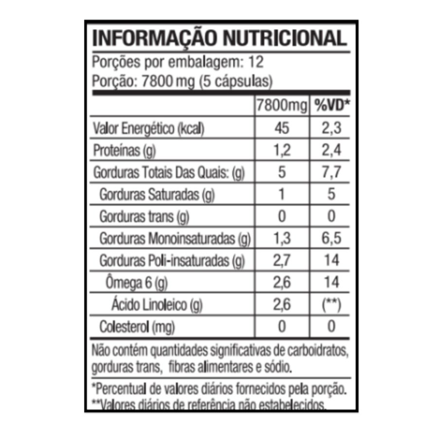 Oleo De Semente De Abobora 1000Mg 60Caps