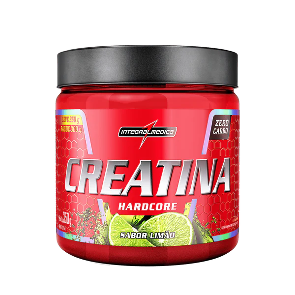 Creatina Hardcore Sabor Limao 350G Integralmedica