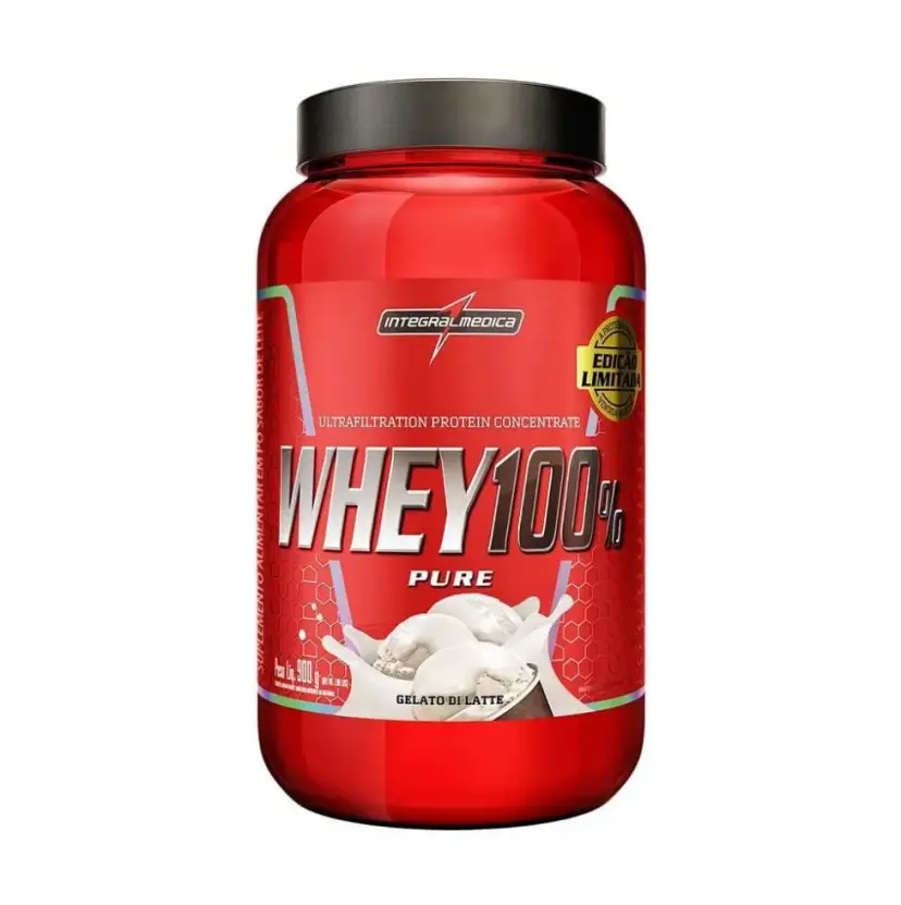Whey 100% Pure Gelato Di Latte Pote 900g Integralmedica