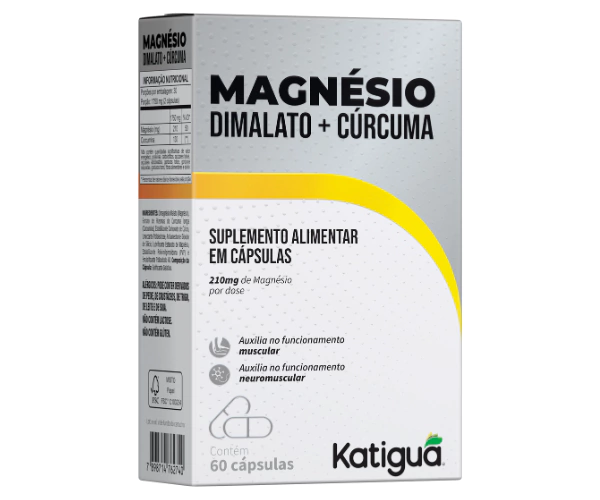 Magnesio Dimalato+Curcuma 210Mg 60Cps