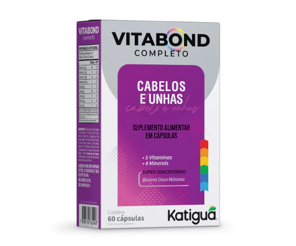 Vitabond Cabelos E Unhas 60 Cápsulas Katiguá
