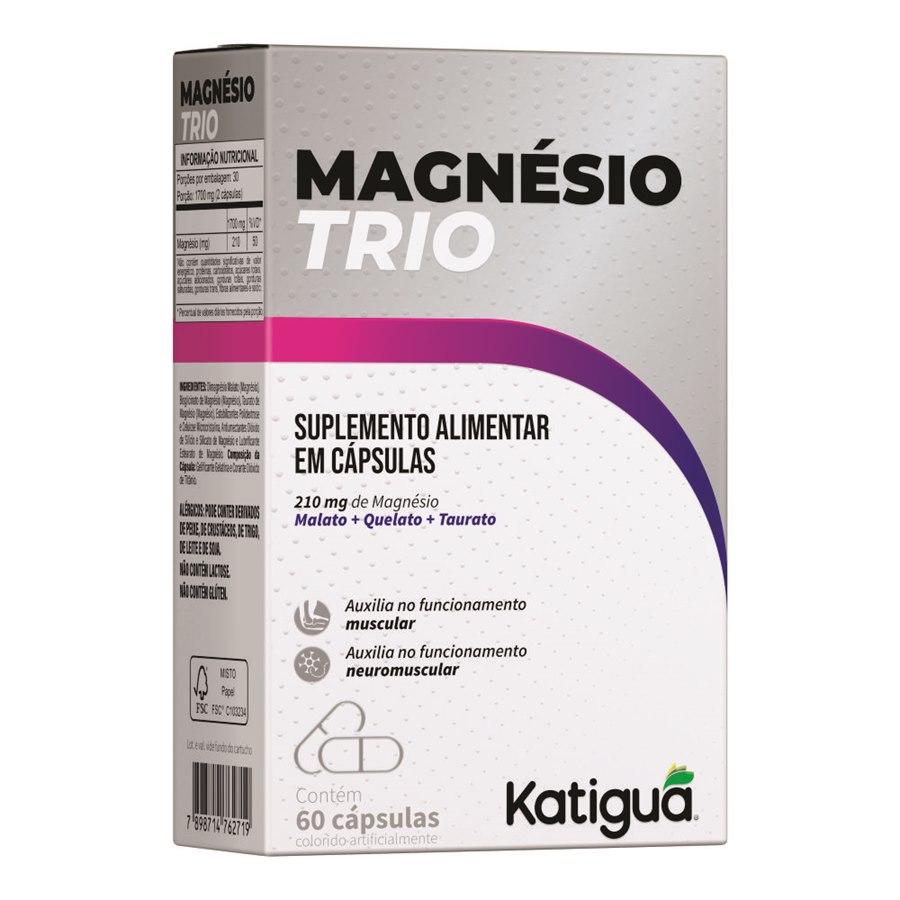 Magnesio Trio Dose Maxima 60Cps