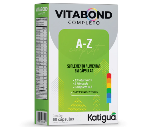 Vitabond A-Z 500Mg 60 CÁpsulas