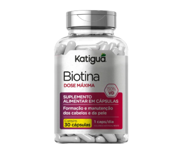 Biotina Dose Max 500Mg 30 Cápsulas