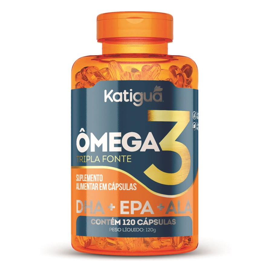 Omega 3 Tripla Fonte 120 Cápsulas Katiguá