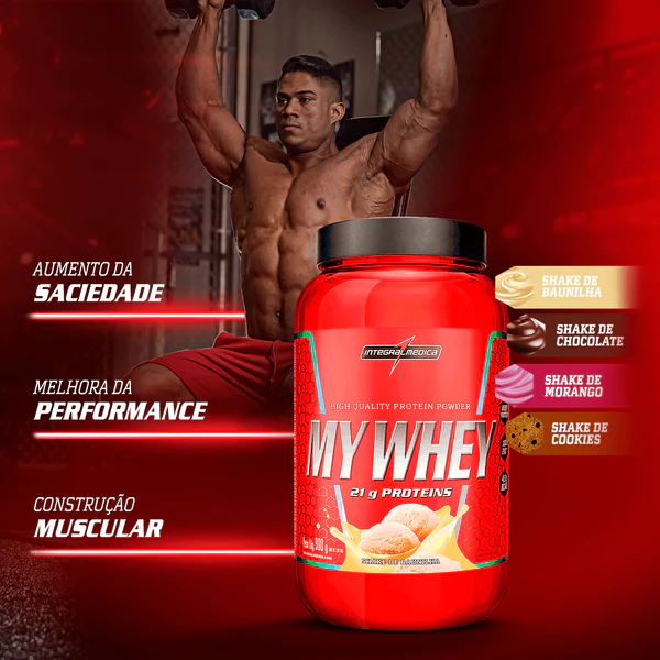 Whey Protein Integralmédica Baunilha 900g