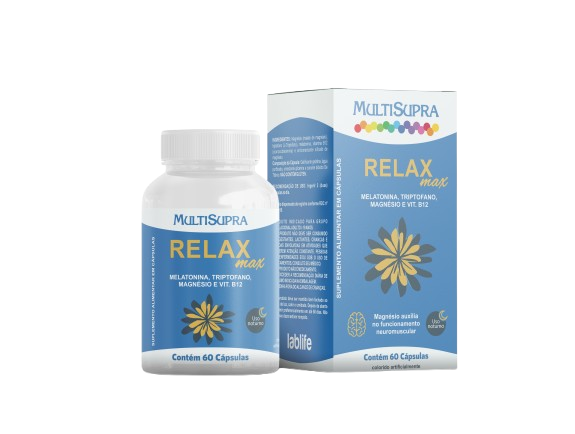 Multisupra Melatonina + Triptofano Relax 60 Comprimidos