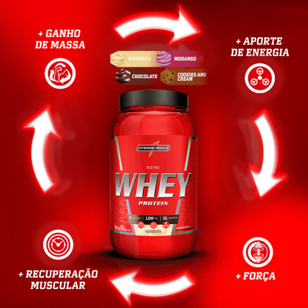 Whey Protein Integralmédica Chocolate 900g