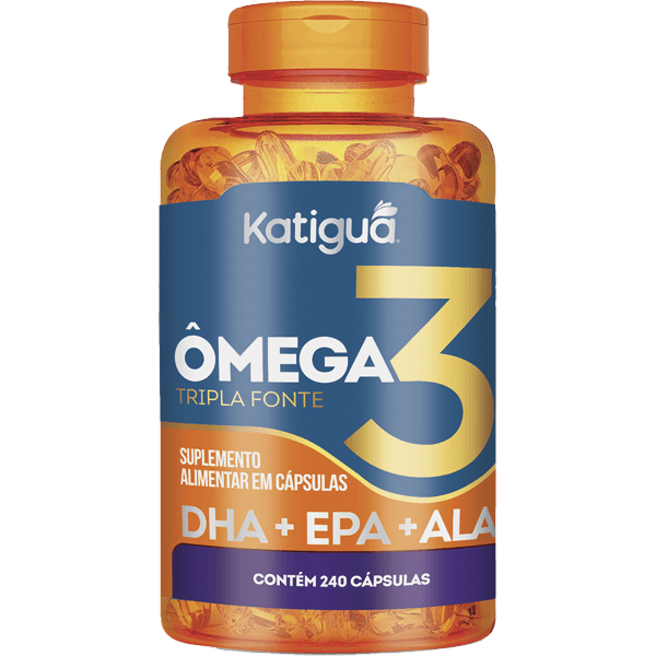 Omega 3 Tripla Fonte 1000mg Katiguá – 240 Cápsulas