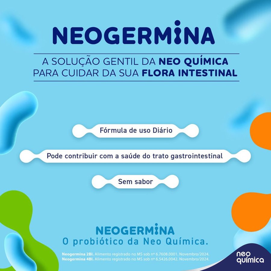 Probiótico - Neogermina 4 Bilhões 5 Frascos de 5ml