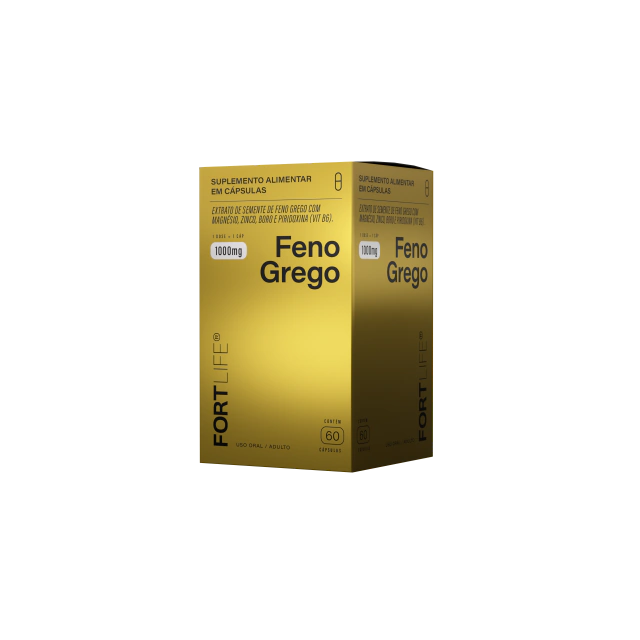 Suplemento alimentar Feno Grego 60 Caps - Fortlife