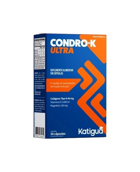 Condro-K Ultra Katiguá 30 Cápsulas | Saúde Articular