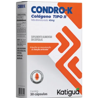 Condro-K Colágeno Tipo 2 Katiguá 30 Cáps | Alívio Articular