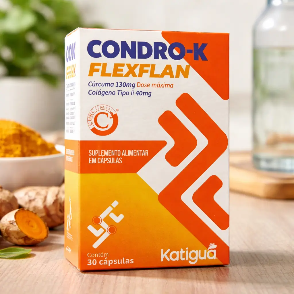 Condro-K Colágeno Tipo 2 + Cúrcuma Katiguá 30 Cápsulas