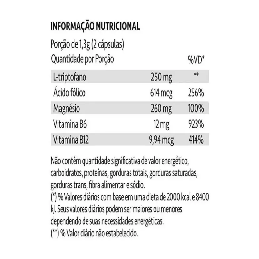 Acalentus L-Triptofano Maxinutri 60 Cápsulas | Sono e Humor