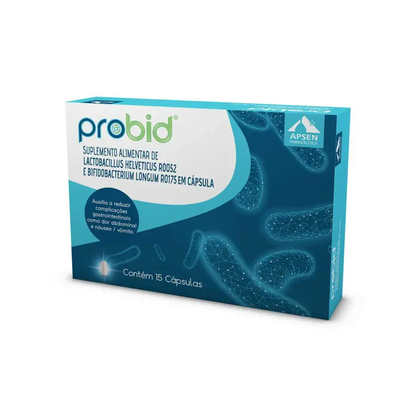 Probid Probiótico Apsen 15 Cápsulas