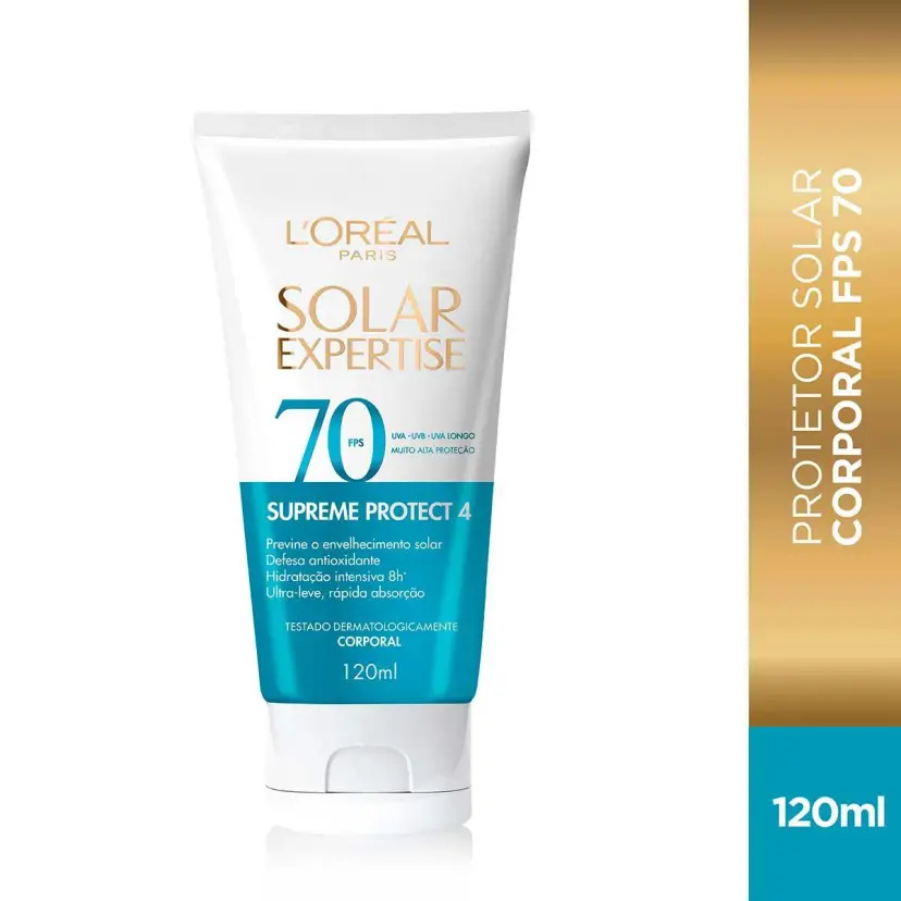 Protetor Solar L'Oréal Supreme Protect FPS 70